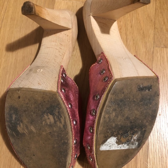 MISS SIXTY METALLIC PINK SANDALS - Picture 3 of 4